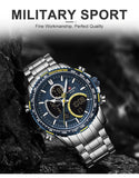 NAVIFORCE Men Watch Top Luxury Brand Big Dial Sport Watches Mens