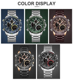NAVIFORCE Men Watch Top Luxury Brand Big Dial Sport Watches Mens