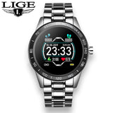 2020 New Color screen men sport smart watch Men Fitness tracker For iPhone