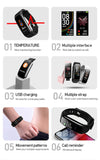 2021 New Smart Watch Women Men Body Temperature SmartWatch Fitness