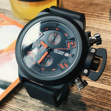 MEGIR Big Dial Fashion Men's Military Sports Watches Waterproof