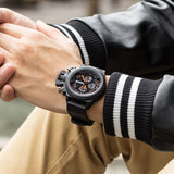 MEGIR Big Dial Fashion Men's Military Sports Watches Waterproof