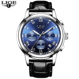LIGE Mens Watches Fashion Top Brand Luxury Business Automatic Mechanical