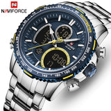 NAVIFORCE Men Watch Top Luxury Brand Big Dial Sport Watches Mens