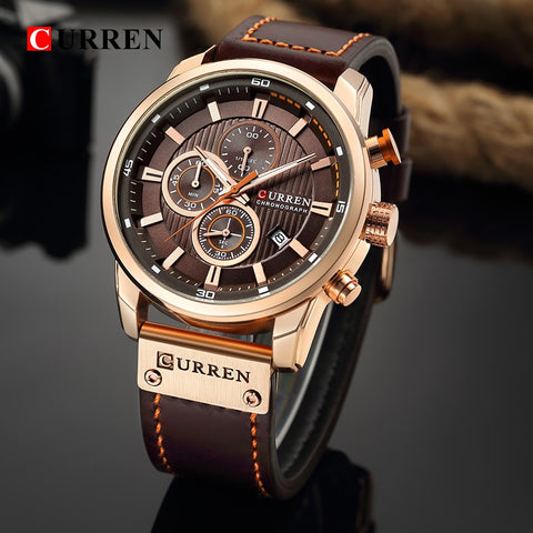 CURREN Fashion Date Quartz Men Watches Top Brand Luxury Male Clock