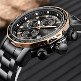 Relogio Masculino LIGE New Sport Chronograph Mens Watches Top Brand