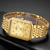 Luxury Golden Watches Men Top Brand Designer Quartz Wristwatches