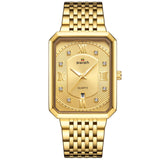 Luxury Golden Watches Men Top Brand Designer Quartz Wristwatches