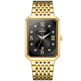 Luxury Golden Watches Men Top Brand Designer Quartz Wristwatches
