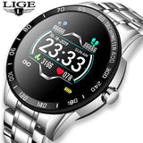 2020 New Color screen men sport smart watch Men Fitness tracker For iPhone
