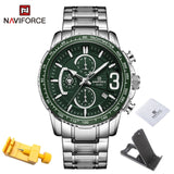 NAVIFORCE Mens Quartz Multifunction Chronograph Sports Watches