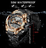 LIGE Sport Military Wrist Watch Men Watches Brand Male