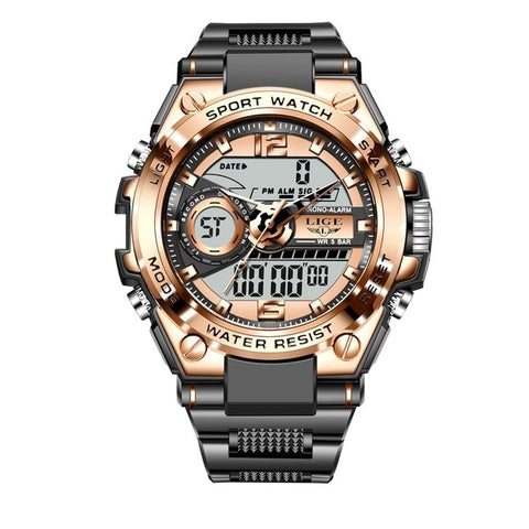 LIGE Sport Military Wrist Watch Men Watches Brand Male