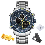 NAVIFORCE Men Watch Top Luxury Brand Big Dial Sport Watches Mens