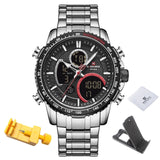 NAVIFORCE Men Watch Top Luxury Brand Big Dial Sport Watches Mens