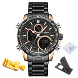 NAVIFORCE Men Watch Top Luxury Brand Big Dial Sport Watches Mens