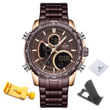 NAVIFORCE Men Watch Top Luxury Brand Big Dial Sport Watches Mens