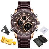 NAVIFORCE Men Watch Top Luxury Brand Big Dial Sport Watches Mens