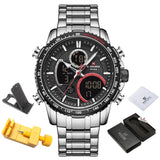 NAVIFORCE Men Watch Top Luxury Brand Big Dial Sport Watches Mens