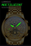 2021 NEKTOM Fashion Casual Men Watch Stainless Steel Golden Men
