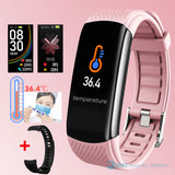 2021 New Smart Watch Women Men Body Temperature SmartWatch Fitness