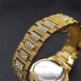 Men's Watches Gold Ice Out Diamond Luxury Top Brand Design Diver