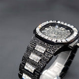 Men's Watches Gold Ice Out Diamond Luxury Top Brand Design Diver