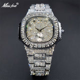 Men's Watches Gold Ice Out Diamond Luxury Top Brand Design Diver