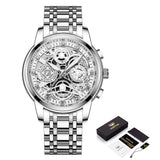 2021 NEKTOM Fashion Casual Men Watch Stainless Steel Golden Men