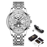2021 NEKTOM Fashion Casual Men Watch Stainless Steel Golden Men