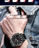 FNGEEN 2020 Top Brand Sport Luminous Watches Stainless Steel Fashion