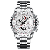 FNGEEN 2020 Top Brand Sport Luminous Watches Stainless Steel Fashion