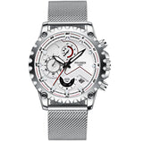 FNGEEN 2020 Top Brand Sport Luminous Watches Stainless Steel Fashion