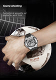 LIGE Digital Men Military Watch 50m Waterproof Wristwatch LED Quartz