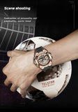 LIGE Digital Men Military Watch 50m Waterproof Wristwatch LED Quartz