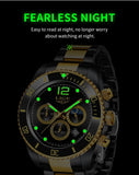 LIGE Watches Mens Top Brand Luxury Clock Casual Stainless Steel 24Hour