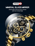 LIGE Watches Mens Top Brand Luxury Clock Casual Stainless Steel 24Hour