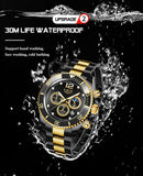 LIGE Watches Mens Top Brand Luxury Clock Casual Stainless Steel 24Hour