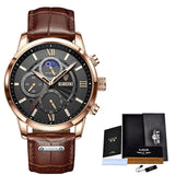 2021 LIGE Men's Watches Top Brand Luxury Men Wrist Watch