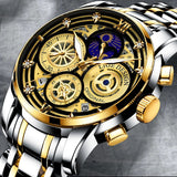 LIGE Fashion Luminous Men Watch Top Brand Luxury Creative