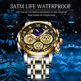 LIGE Fashion Luminous Men Watch Top Brand Luxury Creative