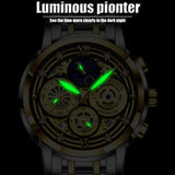 LIGE Fashion Luminous Men Watch Top Brand Luxury Creative