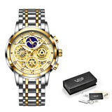 LIGE Fashion Luminous Men Watch Top Brand Luxury Creative