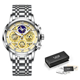 LIGE Fashion Luminous Men Watch Top Brand Luxury Creative