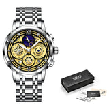 LIGE Fashion Luminous Men Watch Top Brand Luxury Creative