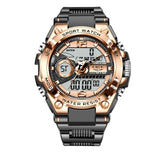 LIGE Digital Men Military Watch 50m Waterproof Wristwatch LED Quartz