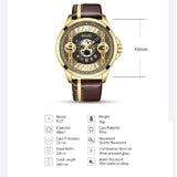SMAEL Fashion Casual Wristwatches Leather Bracelet Watch Auto Date