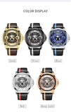SMAEL Fashion Casual Wristwatches Leather Bracelet Watch Auto Date