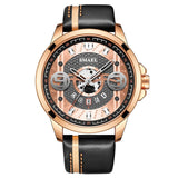 SMAEL Fashion Casual Wristwatches Leather Bracelet Watch Auto Date
