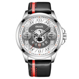 SMAEL Fashion Casual Wristwatches Leather Bracelet Watch Auto Date